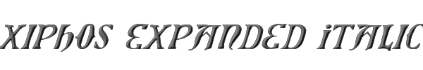 Xiphos Expanded Italic 