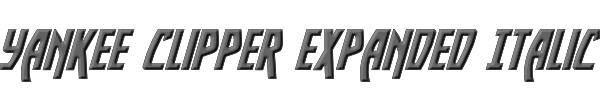 Yankee Clipper Expanded Italic 