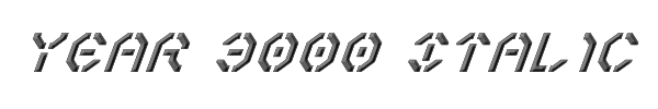 Year 3000 Italic 