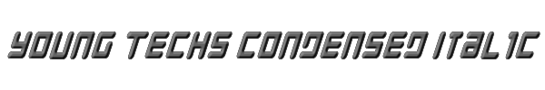 Young Techs Condensed Italic 