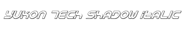 Yukon Tech Shadow Italic 