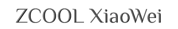 ZCOOL XiaoWei 
