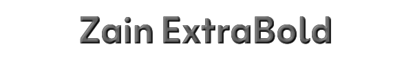 Zain ExtraBold 