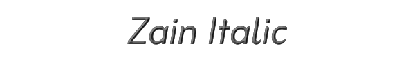 Zain Italic 