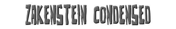 Zakenstein Condensed 