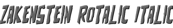 Zakenstein Rotalic Italic 