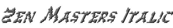 Zen Masters Italic 