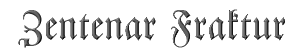 Zentenar Fraktur 