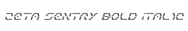 Zeta Sentry Bold Italic 