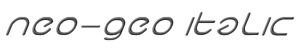 neo-geo italic 