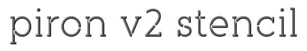 piron v2 stencil 