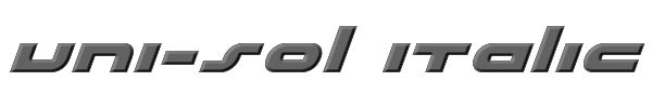uni-sol italic 