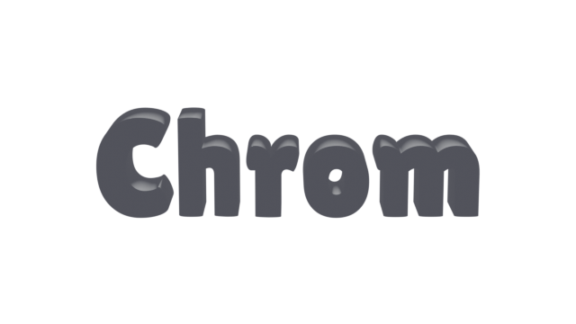 Chrome 3D Blender Textdesign für Morgan Evans
