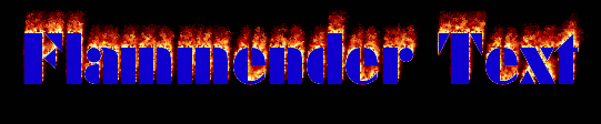 Flammender Text Design für Taye Diggs