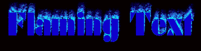 Blue Flames text design for Jason Bateman