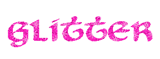 Glitter text design for Lourdes 