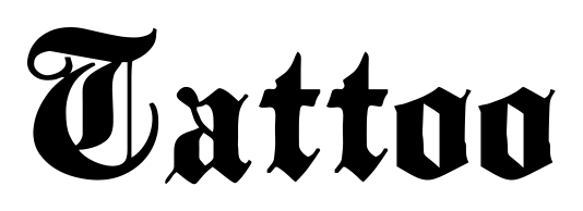 Tattoo text example
