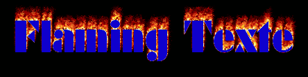 Flaming Texte conception pour index-21