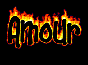 Exemple de texte L'amour en feu