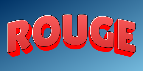Exemple de texte Rouge