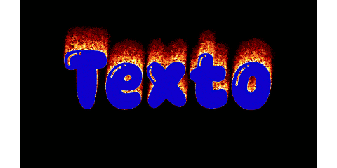 Exemplo de texto Texto Pegando Fogo