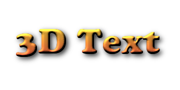 Click to make a logo like this one 3D Text