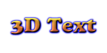 Click to make a logo like this one 3D Text