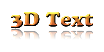 Click to make a logo like this one 3D Text