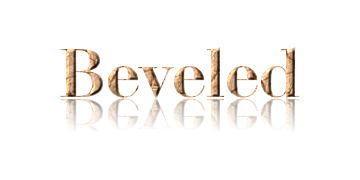 Click to make a logo like this one Beveled Heading