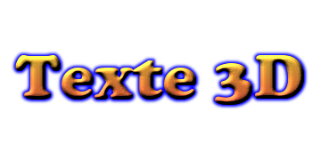 Texte 3D