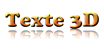 Texte 3D