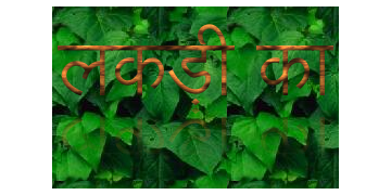 लकड़ी के अक्षर