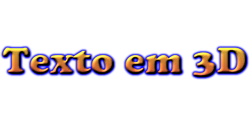 Texto em 3D